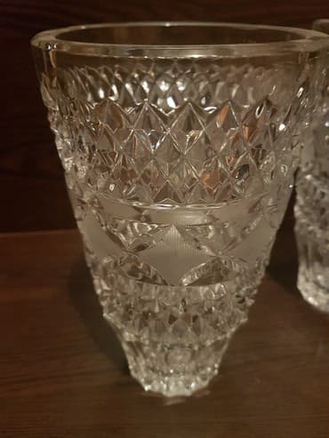 gül qiymətləri: ● Xrustal G ü l d a n ● Rusiya istehsalı. 2 ədəd. Hündürlüyü - — 8