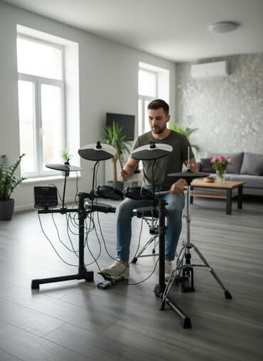 барабанная установка электронная: Alesis Debut Kit elektron baraban seti 1 aydi 755 azna alinib tezedir — 1