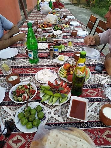 heyet evleri villa: Və ya yay sahəsi. - Arxa və yan hissələrdə anbar/texniki otaqlar. - — 1