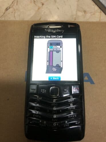 Blackberry Pearl 3G 9105, < 2 GB Memory Capacity, rəng - Qara, Düyməli, Sensor — 4