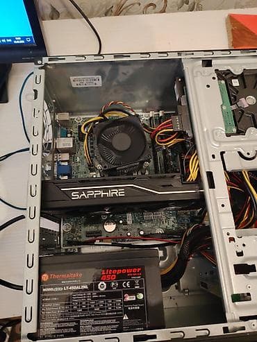 masaustu komputerler: HP original keysi Core i5 4 nesil 8GB ram 500GB hard disk RX470 4GB — 2