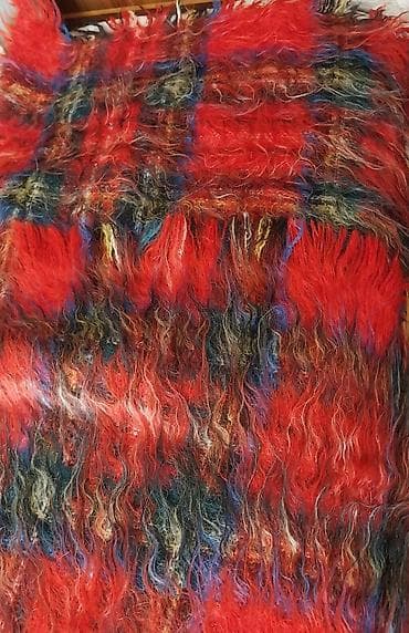 Parçalar: Rəng - Qırmızı Yun Pled — 2