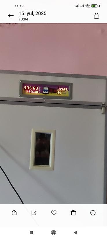 İnkubatorlar: Təsvir: Yumurta inkubatoru – iri tutumlu, rəqəmsal idarəetmə paneli — 2