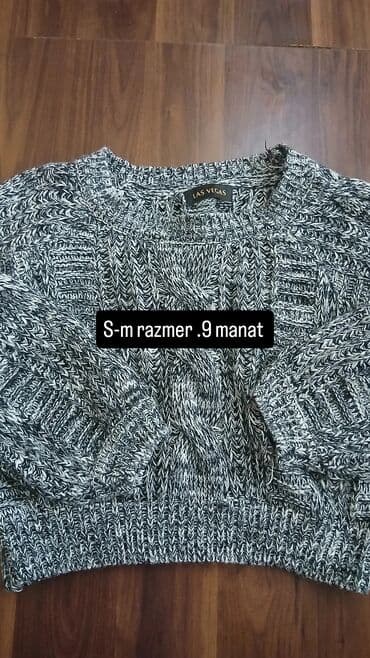 qadın kurkləri: Sviter, S, rəng - Qara — 1