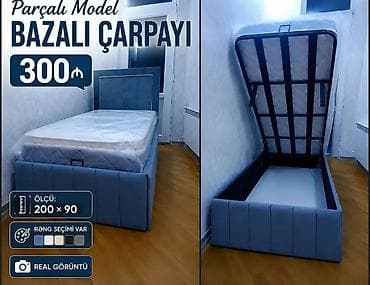 intex matras: Parçalı model bazalı çarpayı - Ölçü: 200 × 90 sm - Bazalı mexanizm — 1