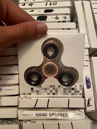 Metal görünümlü üçqanadlı fidget spinner (Hand Spinner) - Korpus — 3