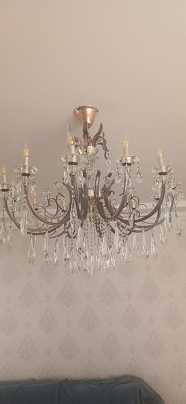 Çılçıraq, 8 lampa, Metal