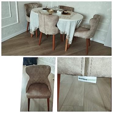 bag stullari: Mətbəx üçün, Yeni, Açılmayan, Oval masa, 4 stul — 1