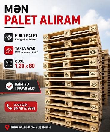 Pallet, 800 х 1200 sm lalafo.az -da Pallet, 800 х 1200 sm