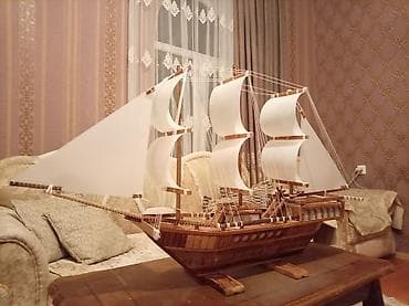 Taxta yelkənli gəmi maketi - Klassik yelkənli kəşfiyyat gəmilərindən lalafo.az -da Taxta yelkənli gəmi maketi - Klassik yelkənli kəşfiyyat gəmilərindən