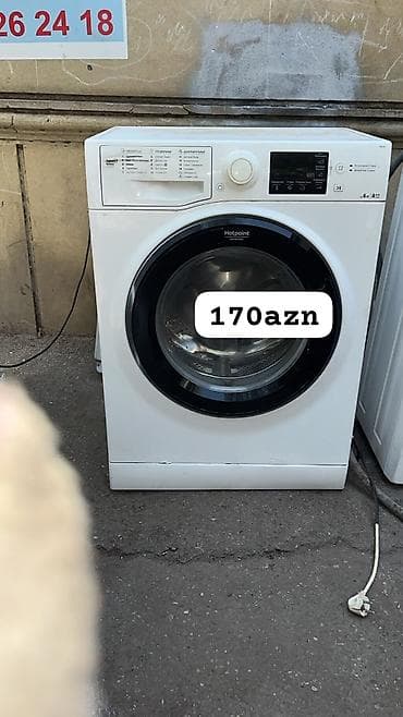 elektron soba: Hotpoint Ariston ön yükləmə paltaryuyan maşın - Ekranlı idarəetmə — 1