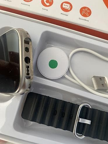 İşlənmiş, Smart saat, Sensor ekran, rəng - Qara — 3