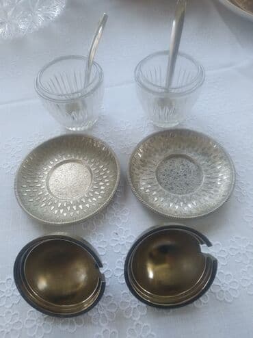 şəkər tozu: Xardal qabları,sous,duz,istiot,şəkər tozu və s.üçün.Sovet dövrü — 2