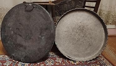 Məhsul: Metal sinilər (2 ədəd) Təsvir: - Ənənəvi böyük ölçülü metal