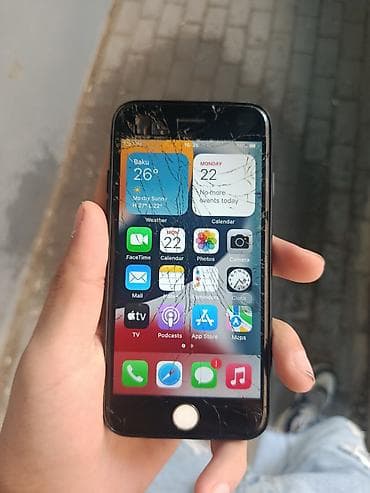 processor core i7: IPhone 7, 128 GB, Qara, Qırıq — 3