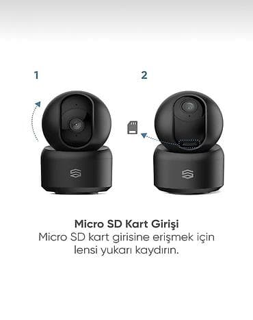 ev kamera sistemleri: Ağıllı Daxili Təhlükəsizlik Kamerası – 2K QHD Alınıb isdifade — 2