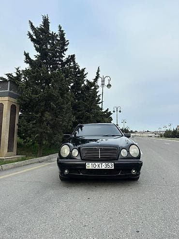 w210 stoplar: Mercedes-Benz E-Class W210 sedan - Kuzov: 4 qapılı sedan, qara rəng - — 7