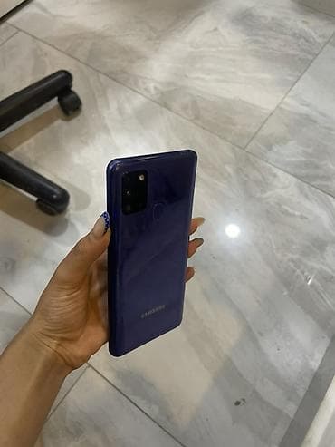 iphone 13 sadə: Samsung Galaxy A21S, 32 GB, rəng - Mavi, Barmaq izi — 5