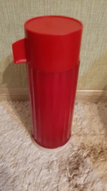 Çaydanlar və qəhvədanlar: Rəng - Qırmızı, Termos, 1 l — 1