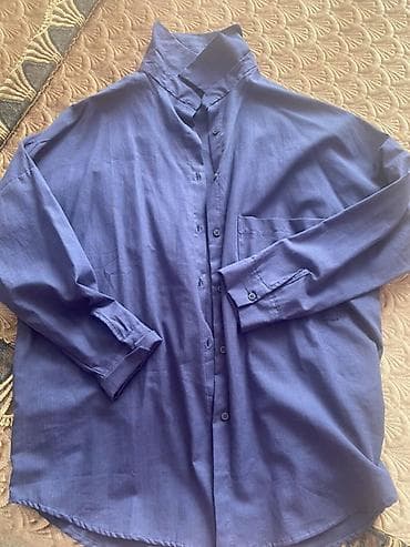 kişi salvari: Köynək, Mavi, XL, rəng - Göy — 1