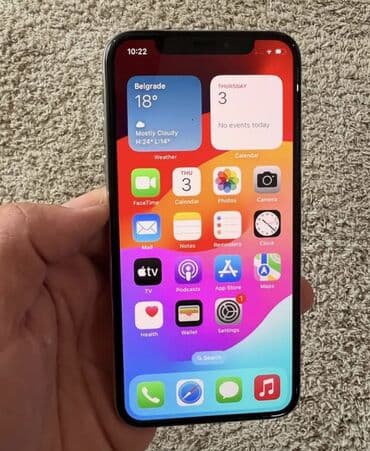 irşad iphone x: IPhone Xs, Серебристый, Face ID — 3