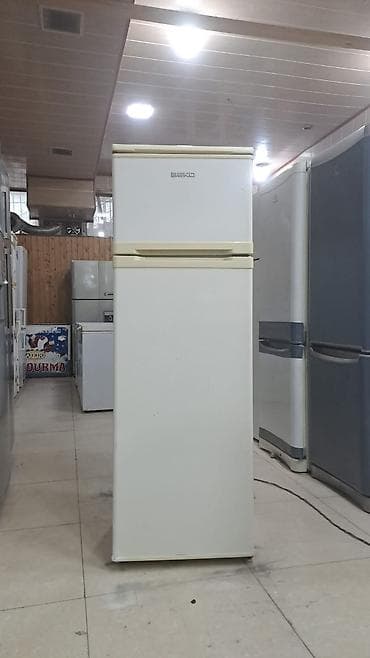 ucuz xaldenik: 2 qapılı Beko Soyuducu Satılır, rəng - Ağ, Təkərli — 1