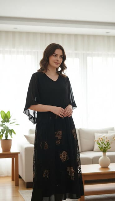 Ziyafət donu, Maksi, 4XL