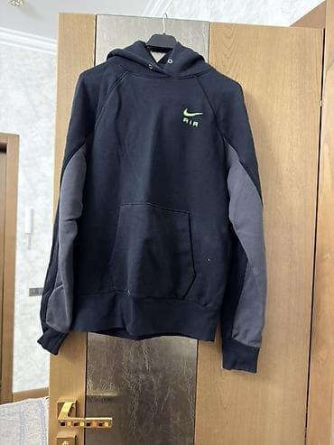 kişi kutkaları: Svitşot, Nike, M, rəng - Qara — 1