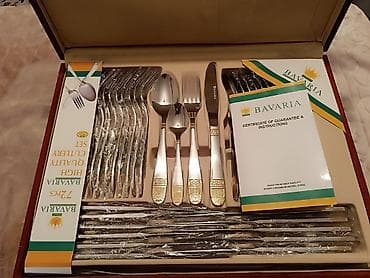 ov bicaq: Bavaria paslanmayan poladdan çatal-bıçaq dəsti – premium keyfiyyətli — 5