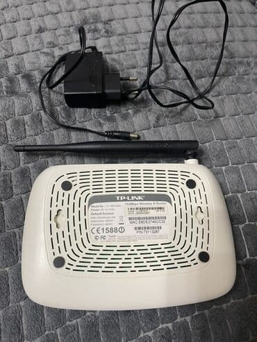 Renault: TP-Link TL-WR740N – 150 Mbps Wireless N router Xüsusiyyətlər: - — 3