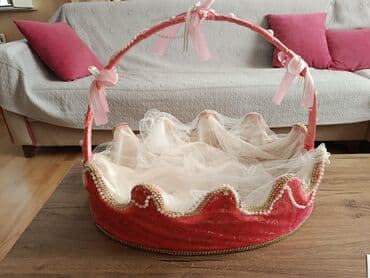 Chery: Fərqli formalarda və rənglərdə hazırlanmış bəzəkli zənbillər. Bu — 4