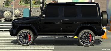 14 luk diskler: Mercedes g63 amg 2023 model rəng parlaq qara orjinal mat amg diskləri — 3