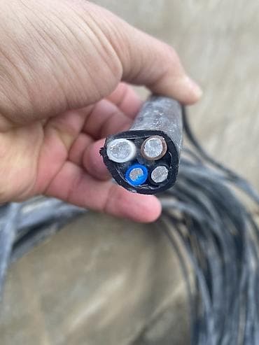 tikinti malları: Alüminium damarlı elektrik kabeli – 4 damar 16 lıq Məhsul təsviri: - 4 — 3