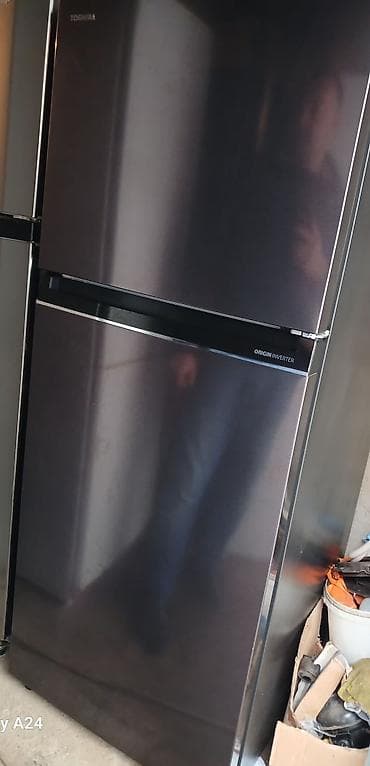 satmaq: 2 qapılı Toshiba Soyuducu Satılır, rəng - Boz — 1