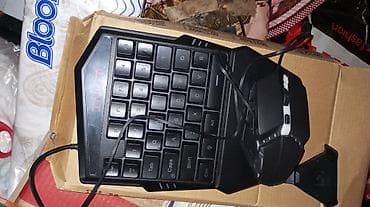 pubg mobile klavye mouse: INKER oyun klaviaturası + simli oyun siçanı seti - Təkəlli oyun — 2