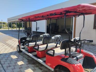 2 cı el elektrikli scooter: Model No: DG-C6 • Motor Gücü: 4 kW • Gərginlik: 48V • Oturacaq sayı: 6 — 1