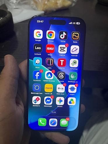 IPhone 16 Pro, 256 GB, Black Titanium, Zəmanət, Barmaq izi, Simsiz şarj — 3