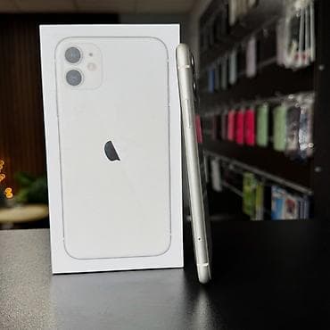 iphone wp: IPhone 11, 128 GB, Ağ, Zəmanət, Kredit, Simsiz şarj — 2