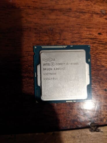 Prosessor Intel Core i5 4590, 3-4 GHz, 4 nüvə, İşlənmiş lalafo.az -da Prosessor Intel Core i5 4590, 3-4 GHz, 4 nüvə, İşlənmiş
