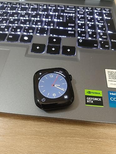 Smart saatlar: Yeni, Smart saat, Apple, Sensor ekran, rəng - Qara — 1