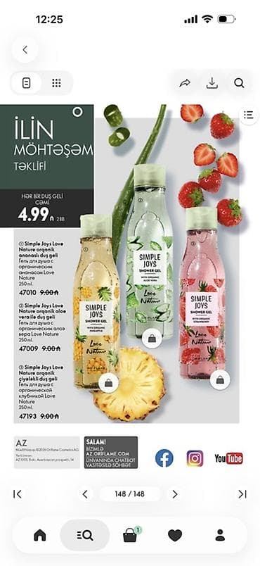 savis krem a e: Kosmetik dəst, Oriflame, >10 məhsul — 3