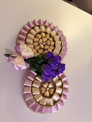 allah sekilleri yukle: Hədiyyəlik şokolad kompozisiyası – “8” fiqurlu qutu - Zərif bənövşəyi — 3