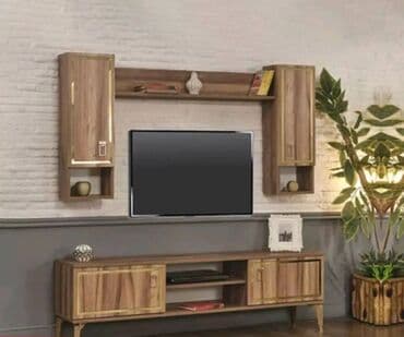 mebleri: Yeni, Düz TV altlığı, Polkalı, Laminat, Türkiyə — 2