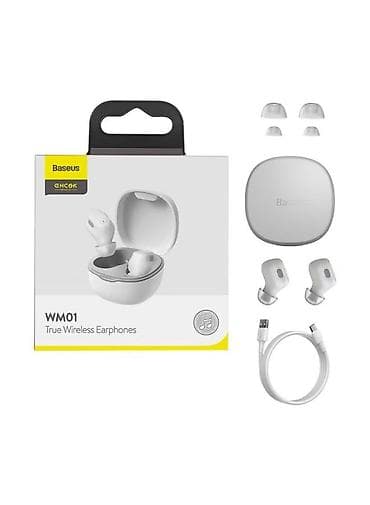 uşaqlar ucun qulaqciq: Simsiz (Bluetooth) Qulaqcıqlar, Baseus, rəng - Qara — 3