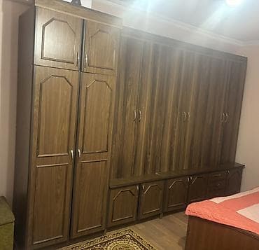 dola: Geniş həcmli modul garderob sistemi - Material: taxta teksturalı — 2