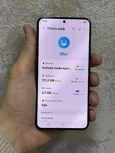 tel halva: Samsung Galaxy S22, 128 GB, rəng - Boz, İki sim kartlı — 3