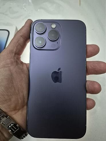 IPhone 14 Pro Max, 128 GB, Mavi, Zəmanət, Simsiz şarj, Face ID — 3