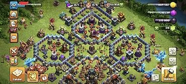 dayə işi: Clash of Clans hesabı – yüksək səviyyəli inkişaf etmiş kənd və qoşun — 2