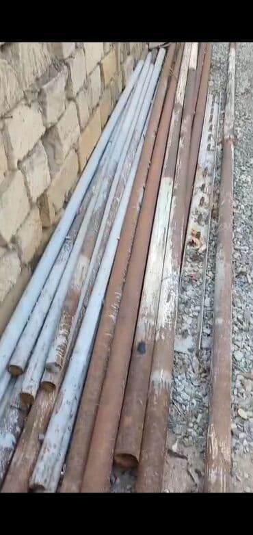 işlənmiş borular: Demir trubalar 200kq artıqdır çəkisi naves yığmaq üçün istifade — 1