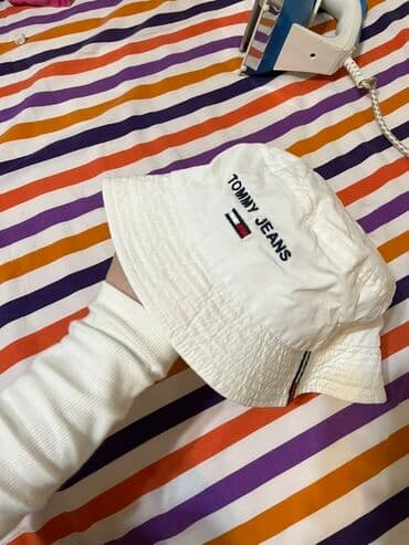 королевский боб оригинал отзывы: Панама, Tommy Hilfiger, One size, цвет - Белый — 1